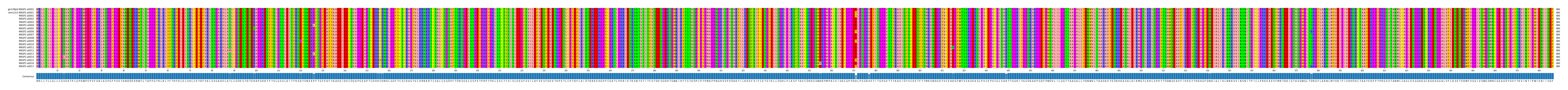 Multiple Alignments (by translate haplotype frequency)
