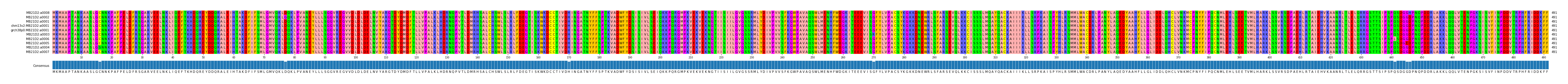Multiple Alignments (by translate haplotype similarity)