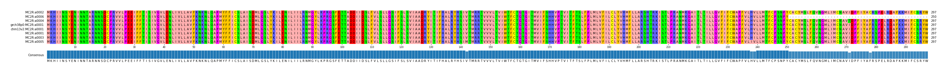 Multiple Alignments (by translate haplotype similarity)