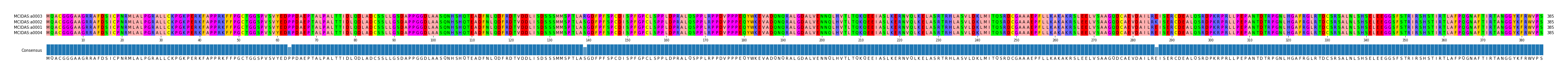 Multiple Alignments (by translate haplotype similarity)