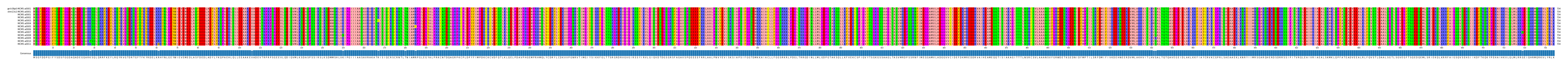 Multiple Alignments (by translate haplotype frequency)
