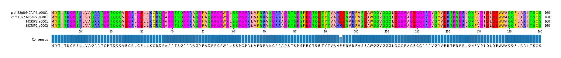 Multiple Alignments (by translate haplotype similarity)