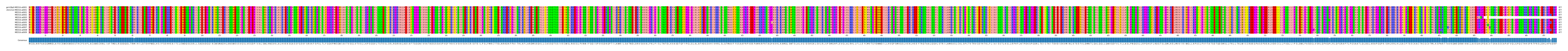Multiple Alignments (by translate haplotype frequency)