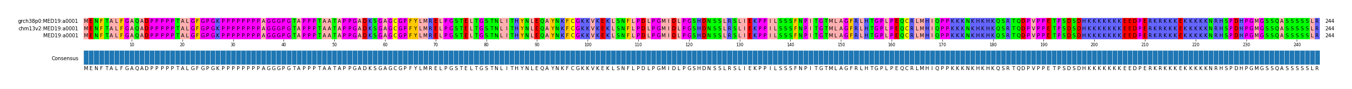 Multiple Alignments (by translate haplotype similarity)