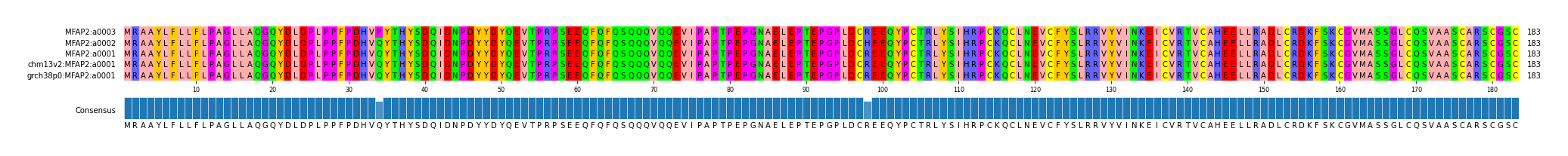 Multiple Alignments (by translate haplotype similarity)