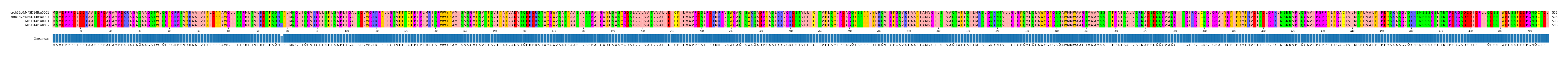 Multiple Alignments (by translate haplotype similarity)