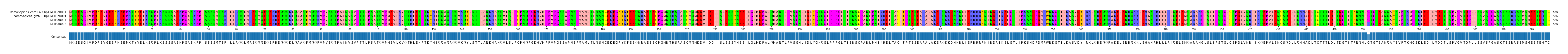 Multiple Alignments (by translate haplotype similarity)