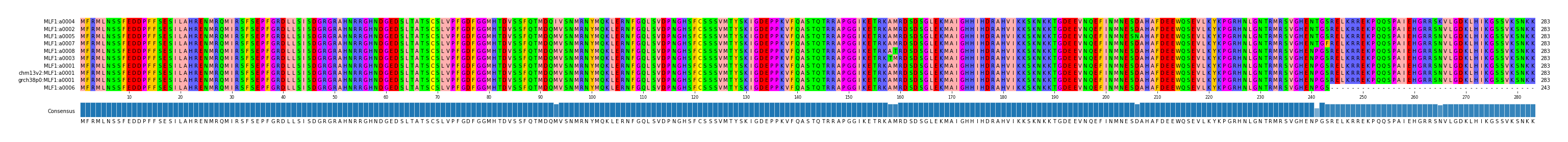 Multiple Alignments (by translate haplotype similarity)