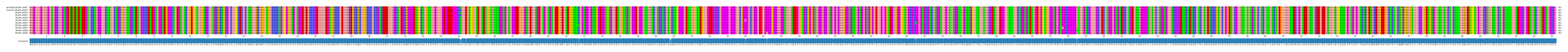 Multiple Alignments (by translate haplotype frequency)