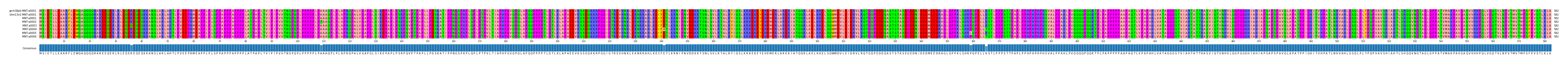 Multiple Alignments (by translate haplotype frequency)