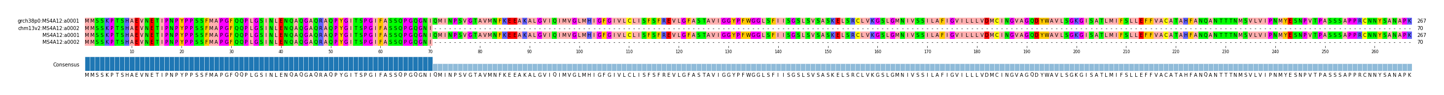 Multiple Alignments (by translate haplotype similarity)