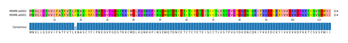 Multiple Alignments (by translate haplotype similarity)