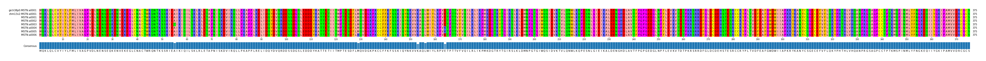 Multiple Alignments (by translate haplotype frequency)
