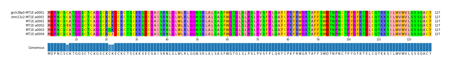 Multiple Alignments (by translate haplotype frequency)