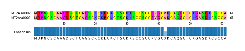 Multiple Alignments (by translate haplotype similarity)