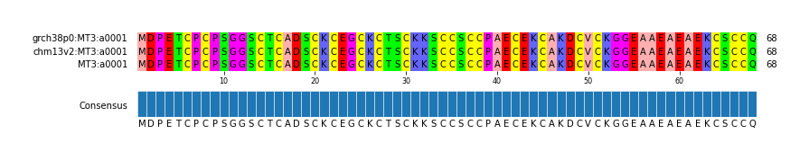 Multiple Alignments (by translate haplotype similarity)