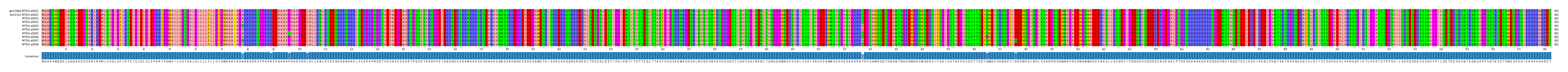 Multiple Alignments (by translate haplotype frequency)