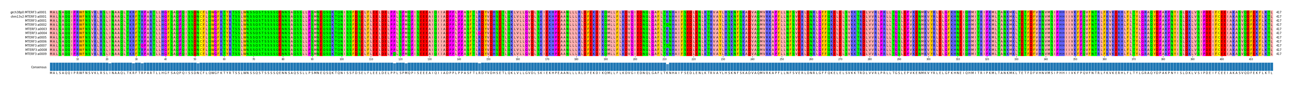 Multiple Alignments (by translate haplotype frequency)