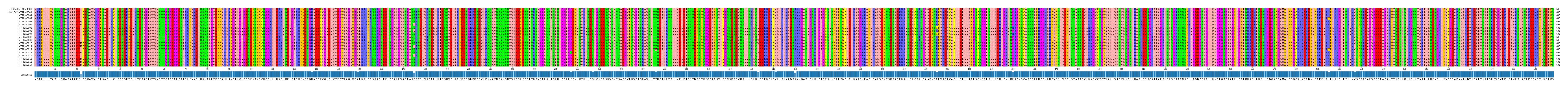 Multiple Alignments (by translate haplotype frequency)