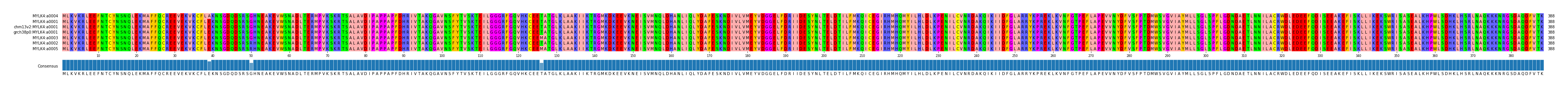Multiple Alignments (by translate haplotype similarity)