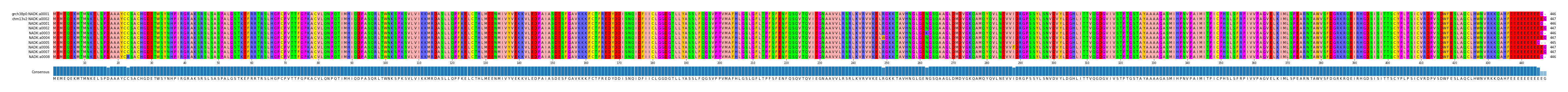 Multiple Alignments (by translate haplotype frequency)