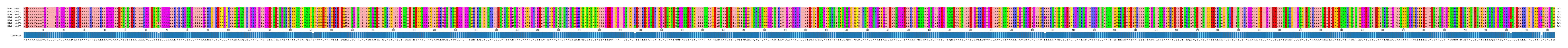 Multiple Alignments (by translate haplotype frequency)