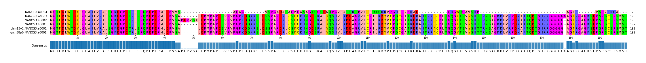 Multiple Alignments (by translate haplotype similarity)