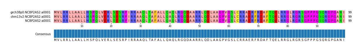 Multiple Alignments (by translate haplotype similarity)