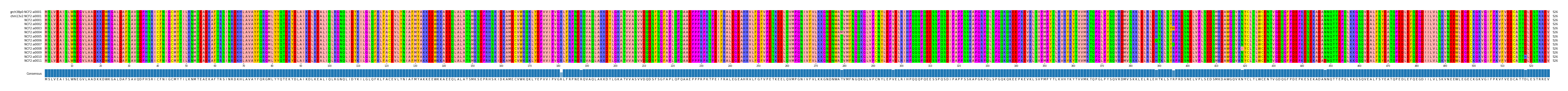 Multiple Alignments (by translate haplotype frequency)