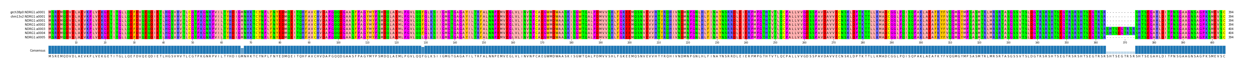 Multiple Alignments (by translate haplotype frequency)