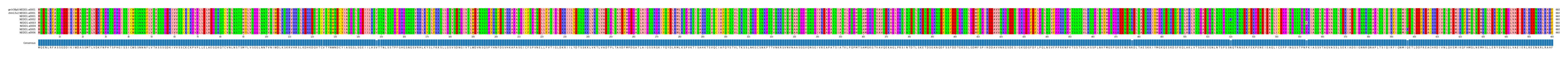 Multiple Alignments (by translate haplotype frequency)
