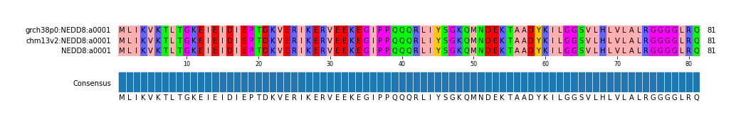Multiple Alignments (by translate haplotype similarity)