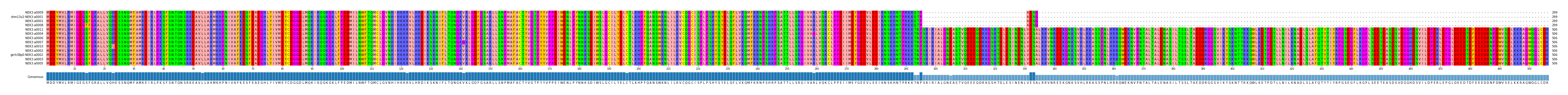 Multiple Alignments (by translate haplotype similarity)
