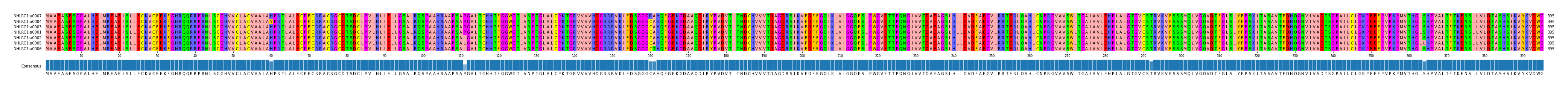 Multiple Alignments (by translate haplotype similarity)