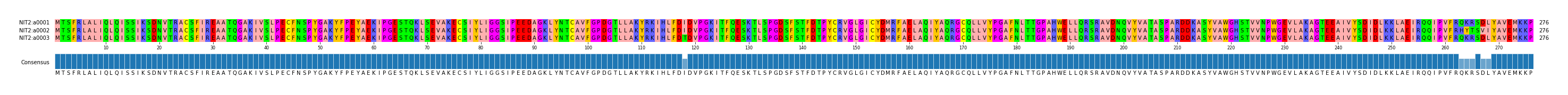 Multiple Alignments (by translate haplotype frequency)