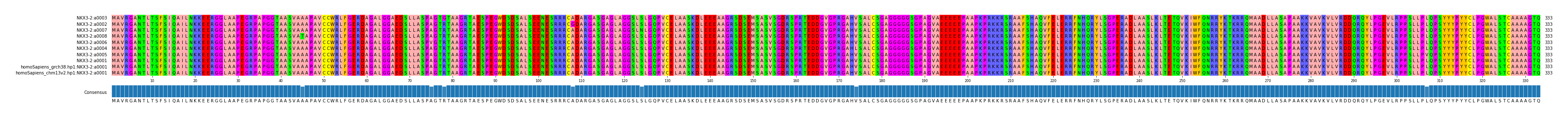 Multiple Alignments (by translate haplotype similarity)