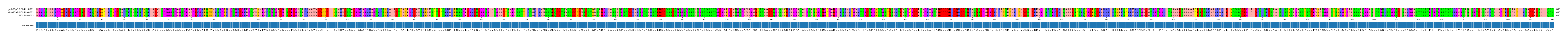 Multiple Alignments (by translate haplotype frequency)
