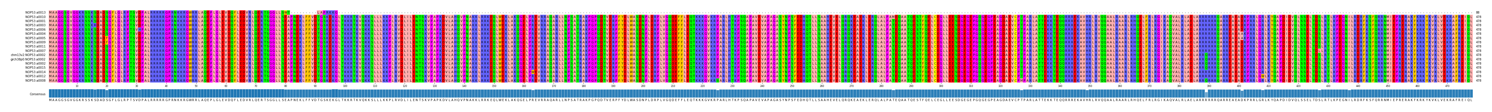 Multiple Alignments (by translate haplotype similarity)