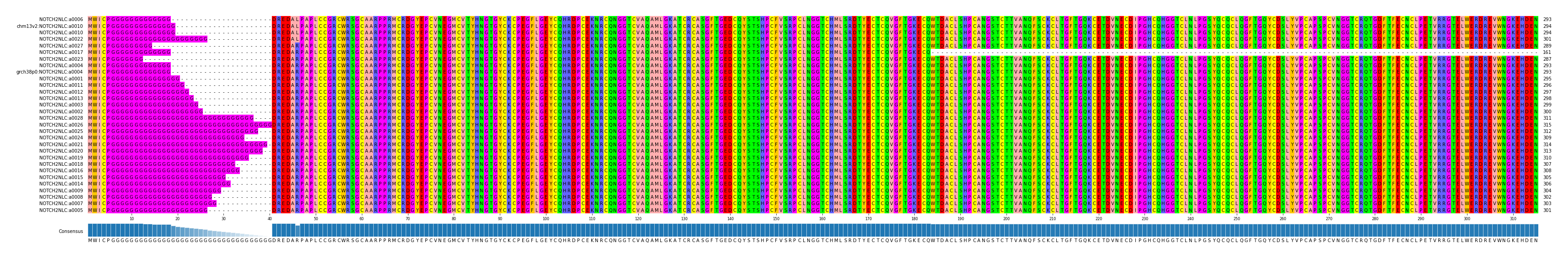 Multiple Alignments (by translate haplotype similarity)