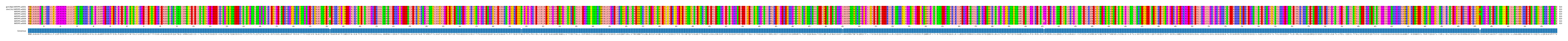 Multiple Alignments (by translate haplotype frequency)