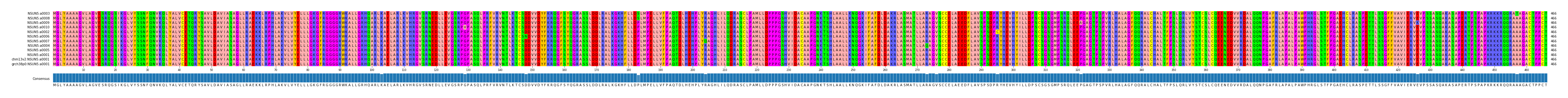 Multiple Alignments (by translate haplotype similarity)