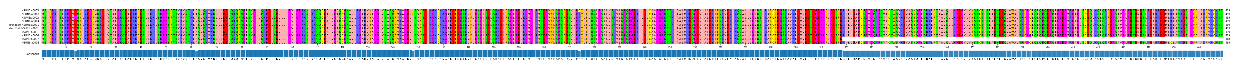 Multiple Alignments (by translate haplotype similarity)