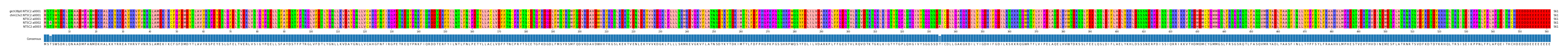 Multiple Alignments (by translate haplotype frequency)