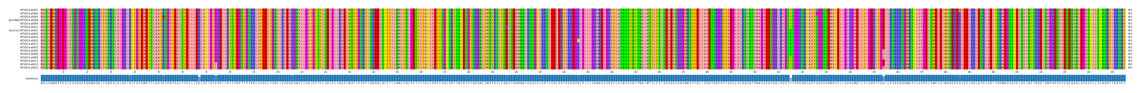 Multiple Alignments (by translate haplotype similarity)