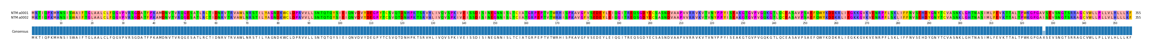 Multiple Alignments (by translate haplotype frequency)