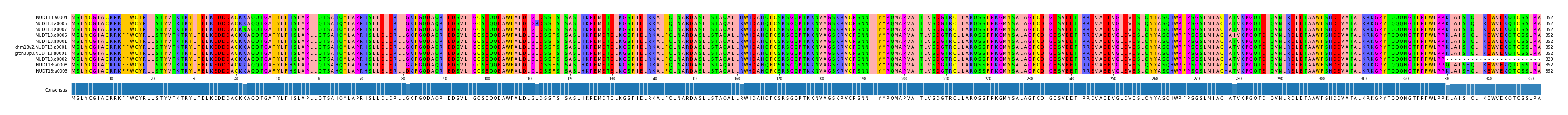 Multiple Alignments (by translate haplotype similarity)