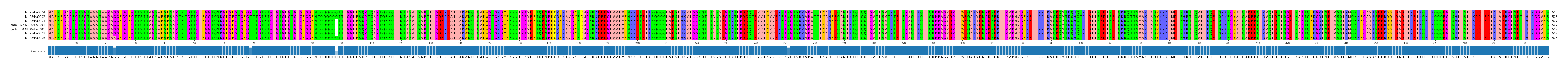 Multiple Alignments (by translate haplotype similarity)