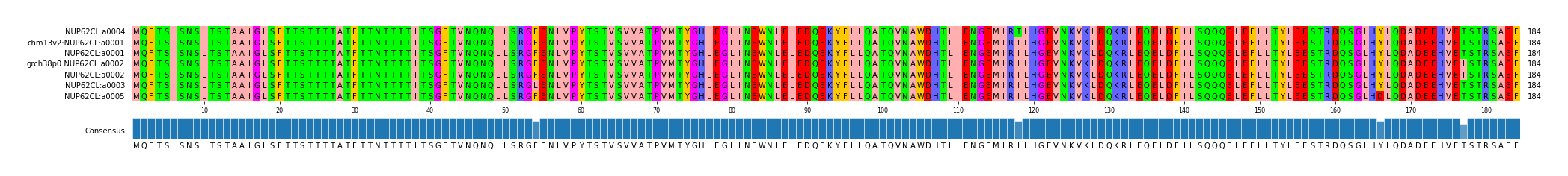 Multiple Alignments (by translate haplotype similarity)