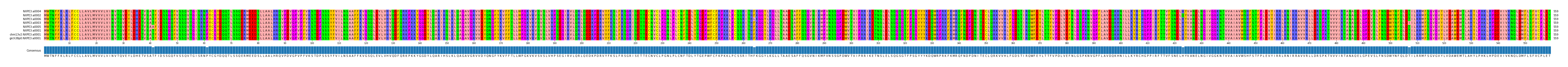 Multiple Alignments (by translate haplotype similarity)