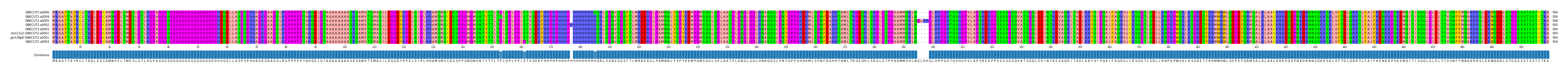 Multiple Alignments (by translate haplotype similarity)